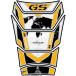 Moto графика подушка бака белый / желтый R1200GS Adventure 06-13 MT-TB028WY