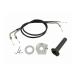 POSH Faith(poshu лицо ) гладкий тонкий линия высокий дроссель серебряный KLX250 D Tracker 020567-S1