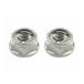 POSH Faith(poshu лицо ) M10 фланец замковая гайка P1.5 нержавеющая сталь 2PCS 901510-S2