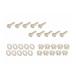 POSH Faith(poshu лицо ) экран винт прозрачный M5X20 10PCS комплект 990520