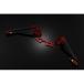 BIKERS ( Biker z) регулируемый отдельная рукоятка красный CBR400R H0397-RED