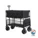 pltstore черный двойной полка верх и низ 2 уровень тележка для багажа уличный Wagon THKJ 290L задний открыть независимый тип складной compact аккуратный место хранения место хранения сила выше ..