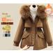  Mod's Coat женский обратная сторона ворсистый обратная сторона боа жакет с капюшоном . талия настройка возможность с мехом Parker пуховик жакет длинный длина защищающая от холода одежда 