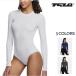 tesla боди спорт внутренний длинный рукав женский эластичность . пот скорость . вырез лодочкой корректирующее нижнее белье корпус sheipa- сверху компрессионная одежда TSLA FUO01