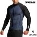 Rush Guard мужской длинный рукав полный Zip купальный костюм UV cut UPF50+. пот скорость . эластичность мужской Zip Parker Rush Parker 1 размер down tesla MSZ01/02