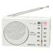  ом (OHM) AudioComm AM/FM портативный радио белый l ом электро- машина RAD-H100N 03-5635
