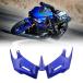  Yamaha YZF-R3/YZF-R25 2014-2021 for front fairing, aero, front cowl, black / blue / carbon 