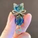  брошь женский аксессуары букетик значок Stone кошка узор кошка . кошка Kirakira симпатичный подарок 