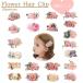  волосы зажим 3 шт. комплект искусственный цветок цветок украшение для волос Kids baby ребенок . цветок входить . тип церемония окончания презентация "Семь, пять, три" свадьба платье ... день рождения стиль 