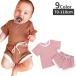  выставить верх и низ в комплекте 2 позиций комплект baby младенец Kids ребенок одежда трикотаж с коротким рукавом шорты короткий хлеб одноцветный bai цвет простой пижама 
