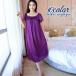  negligee pyjamas One-piece room wear knees under height short sleeves race gya The -A line lady's woman stylish lovely .. feeling nightwear Night 