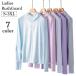  Rush Guard Rush Parker Zip выше длинный рукав женский tops незначительный эта сторона открытие перо ткань верхняя одежда женщина одежда женский большой размер есть тент фиолетовый вне 