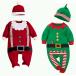  Santa Claus костюмированная игра боди детский комбинезон комбинезон длинный рукав шляпа есть baby для мальчика для девочки 70 80 90 95