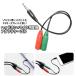  персональный компьютер для headset 3.5mm Mini штекер изменение кабель наушники Mike конверсионный адаптор кабель 3.5mm мужской 2 женский 4 высшее 3 высшее стерео 
