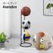  ball rack ball stand ball storage 3 step basketball soccer bare- compact entranceway storage show storage convenience adjustment ball holder storage basket sma