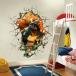  настенный стикер wall наклейка обои стена наклейка 3D цельный Trick искусство .... динозавр ребенок часть магазин мужчина стена декоративный элемент стена поверхность оборудование орнамент салон декоративный элемент re-sho