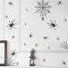 настенный стикер Halloween kmo... гнездо Spider Halloween ребенок часть магазин стена обои наклейка вечеринка Event интерьер украшение присоединение .