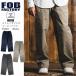  стрейч tsu il легкий брюки талия резина f0549 уголь ivy темно-синий FOB FACTORY F.O.B Factory сделано в Японии Okayama ST TWILL EASY PANTS American Casual 
