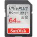 SDSDUWC-064G-JN3IN SanDisk Ultra PLUS SDXC UHS-I карта 64GB