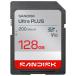 SDSDUBQ-128G-JNJIN SANDISK Ultra PLUS SD карта 128GB