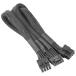 Thermaltake AC-063-CN1NAN-A1 PCIe 5.0 ���ץ�å��������֥� Sleeved PCIe Gen 5 Splitter Cable (Dual 8Pin to 12+4Pin) 60cm