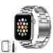 [YOFITAR] for Apple Watch �o���h �ی�P�[�X�t�� �X�e�����X�� �A�b�v���E�H�b�` �����x���g series 11/10 46mm�Ή� iWatch �o���h Apple Watch�A