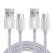 USB Type-C �P�[�u�� �y2�{�Z�b�g��1.83���z usb c �P�[�u�� �X�}�z�[�d�P�[�u�� �^�C�vC �P�[�u�� iPoto �}���[�d Android�[�d�P�[�u�� QC3.0�Ή� u