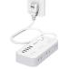 �G���T�C��Mscien �����R�[�h 1m �d���^�b�v 6��AC�� 4��USB-A 1��USB-C �R���Z���g�^�b�v �^�R���z�� �d���R�[�h �d���^�b�v �X�C�b�`�t�� ���K�[�h