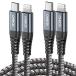 USB C ���C�g�j���O�P�[�u�� 2M �^�C�vC iPhone �[�d�P�[�u�� MFI �F�� 2�{�Z�b�g USB-C Lightning�P�[�u�� PD�Ή� �}���[�d Type-C ���C�g�j���O�P