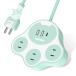 TOPREK �L�̑��^ �d���^�b�v �O���[�� USB �R���Z���g �����R�[�h 3M 3��AC�� 2��USB-A�|�[�g 1��USB-C�|�[�g(USB-C 20W PD3.0 �}���[�d) 1500W/12A