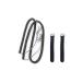 YINKE. hand belt rod belt rope attaching fishing rod spiral code rod belt wire entering fishing tool 290cm set (bla