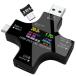�d���d���`�F�b�J�[ Makerfire USB C���[�^�[�e�X�^�[ Type-C �}���`���[�^�[�e�X�^�[ TFT�J���[�f�B�X�v���C �d�� �d