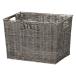 PP соломинка корзина глубокий type 4517657592100... промышленность цвет box корзина серый кухня living уборная место хранения долговечный 
