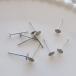  материалы ручной работы металлические части хирургический нержавеющая сталь серьги 4mm приклеивание 5 пара 