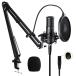 MAONO XLR Mike condenser microphone Mike set single one directivity distribution confidence Mike arm stand /XLR-XLR cable attaching sound si stereo 