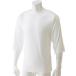  man and woman use one side side opening 7 minute sleeve shirt white LL 38150-03