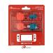 Switchジョイコン用 プレイアップボタンセット レッド＆ブルー ANS-SW028RBの商品画像