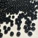 200 шт 4mm пластик бисер черный 