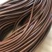 1 метров телячья кожа код Brown 4mm диаметр 