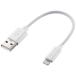 ELECOM MPA-UAL01WH Lightning кабель / стандартный / 0.1m/ белый 