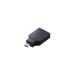 ELECOM AD-HDADS3BK HDMI конверсионный адаптор / AF-DM(micro)/ тонкий модель / черный 