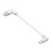ELECOM MPA-ACLL01WH USB-A to USB Type-C кабель / Flat / L знак / зарядка специальный / 0.1m/ белый 