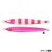ジャッカル ジグ アンチョビメタル タイプゼロ 100g ピンクグローストライプ(グロー)