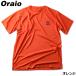  одежда Oraio( Ora Io ) шелковый Touch dry футболка BTF L orange [.. пачка ]