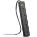  Elecom ECT-1530BK разветвитель 3m. защита ответвление вместе переключатель есть сверху поверхность 5.+ боковая сторона 5. ответвление розетка вместе переключатель 