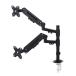  Elecom DPA-DSP01BK монитор arm двойной 2 экран механический springs тип ~40 дюймовый выдерживаемая нагрузка 1~12kg VESA стандарт 75×75/100×100 соответствует 