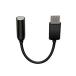 (3 шт. комплект ) Elecom EHP-C35BK Typec изменение слуховай аппарат (Type C-3.5mm) изменение ke- blue black Type-C-4 высшее слуховай аппарат терминал изменение кабель /