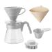 HARIO �n���I V60�R�[�q�[�T�[�o�[02 �Z�b�g �y�[���O���[ 1-4�t�p �R�[�q�[�h���b�v ���{�� VCSD-02PGR