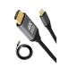 sizka Will HDMI изменение кабель изменение адаптер высокая скорость пересылка HDMI кабель aluminium 30Hz черный shizukawill