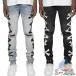  повреждение джинсы мужской большой размер стрейч Denim повреждение брюки стрейч брюки zonchi- стрейч джинсы повреждение джинсы casual модный 